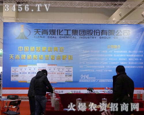天脊煤化工集團(tuán)的展位前,吸引不少人觀看